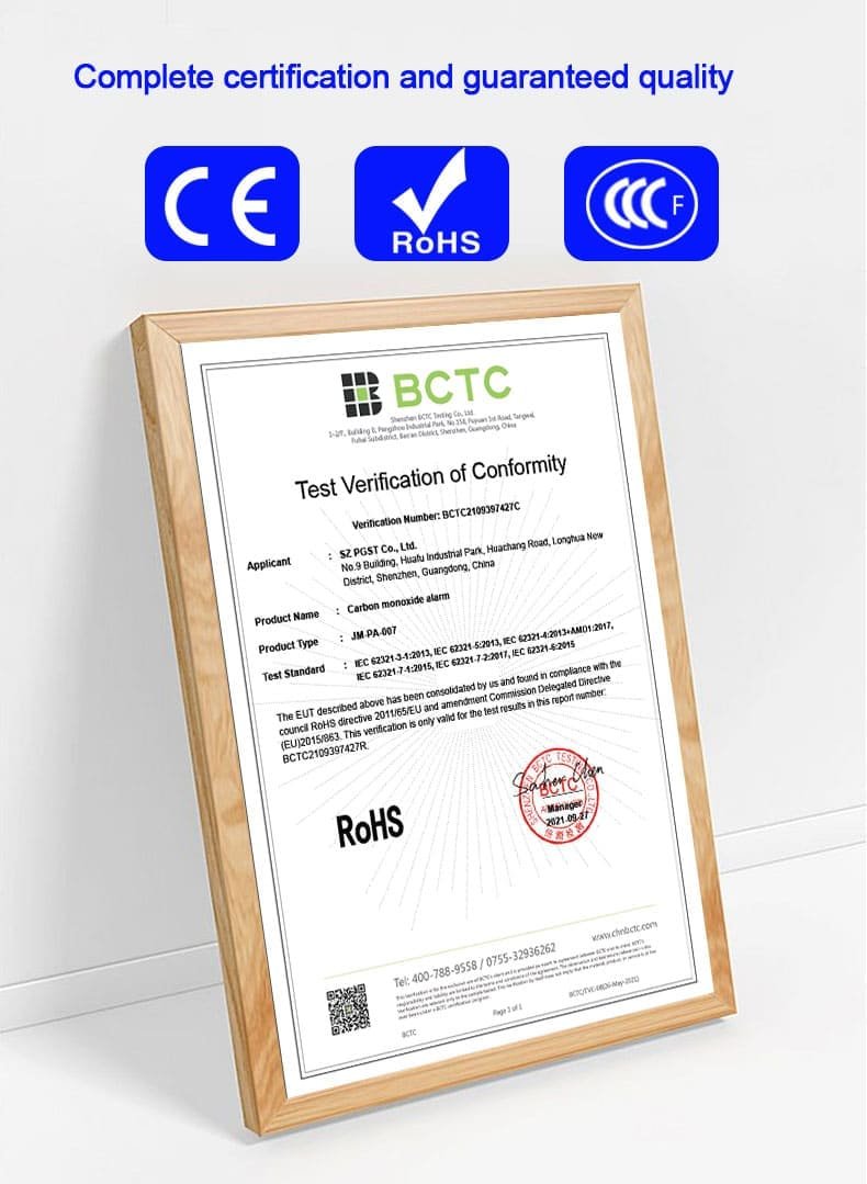 FGC01 Carbon Monoxide Detector Alarm (4)