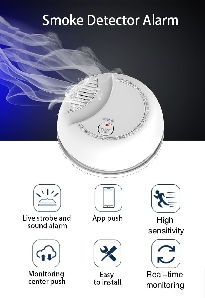 PA437 Wifi Smoke Detector Alarm (3)