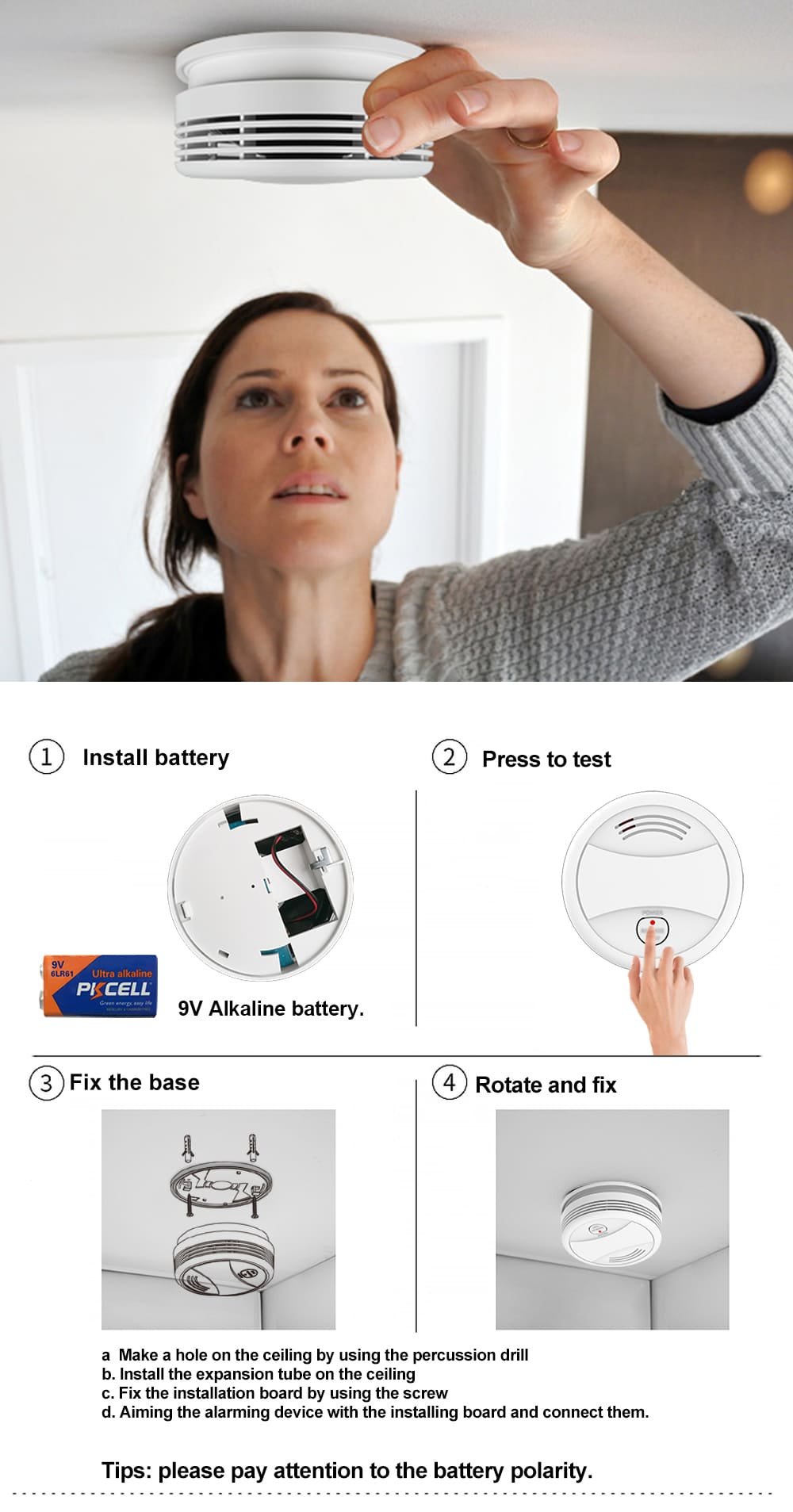 PA447 wireless smoke alarm (11)