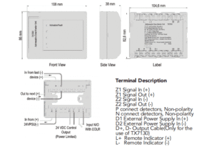TX7201 wiring details