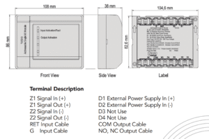 TX7210 wiring details