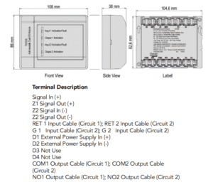 TX7220 wiring details
