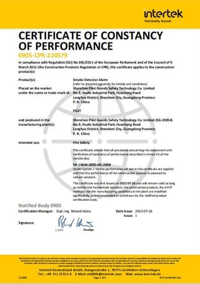 PA-437EN-、PA-443 - -EN证书