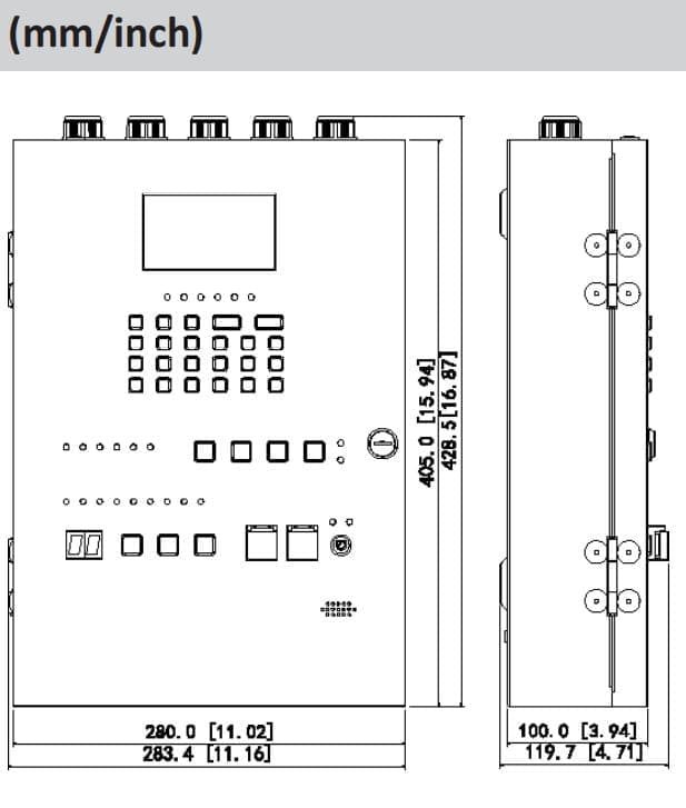 DHI-HY-1601 dimensions
