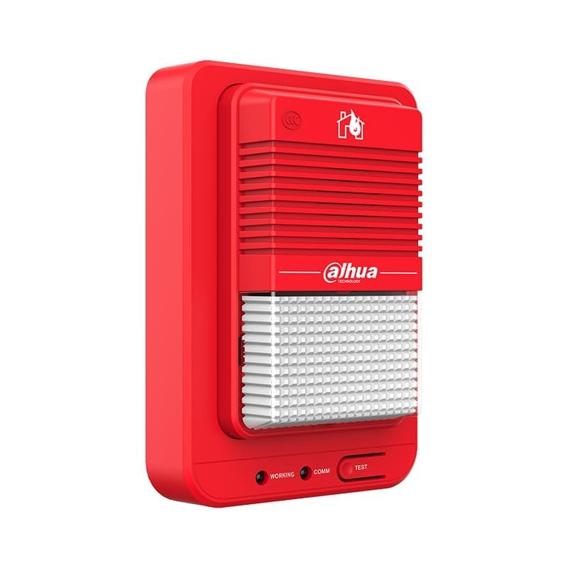 LoRa Sounder Strobe DHI-HY-L151_45Left-logo