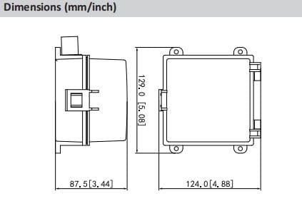 Water-proof Box for Manual Call Point and Modules-DH-HY-HAN01-dimensions