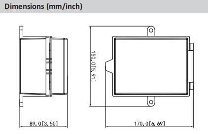 Water-proof Box for Sounder Strobe-DH-HY-HSG01_dimensions